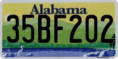 AL license plate 35BF202