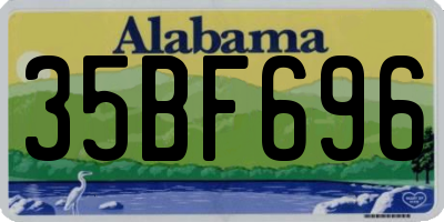 AL license plate 35BF696