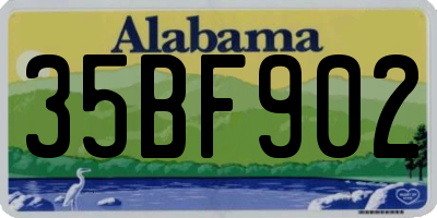 AL license plate 35BF902