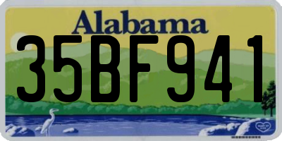AL license plate 35BF941