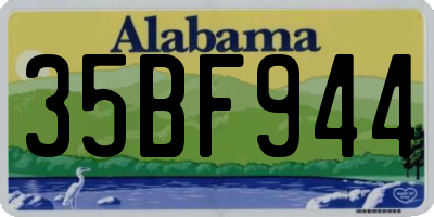 AL license plate 35BF944