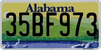 AL license plate 35BF973
