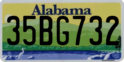 AL license plate 35BG732