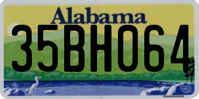 AL license plate 35BH064