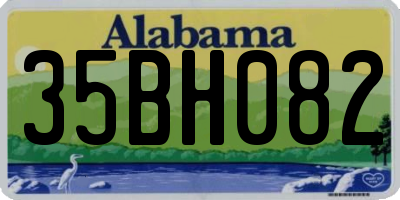 AL license plate 35BH082