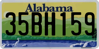 AL license plate 35BH159