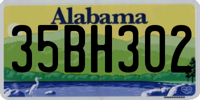 AL license plate 35BH302