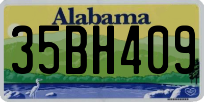 AL license plate 35BH409