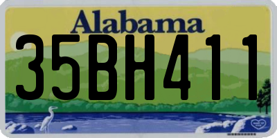 AL license plate 35BH411