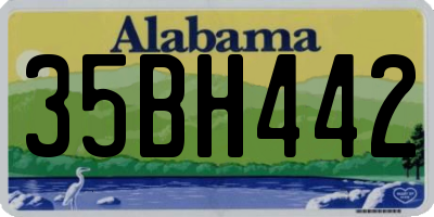 AL license plate 35BH442