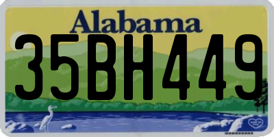 AL license plate 35BH449