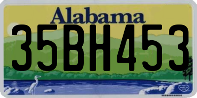 AL license plate 35BH453