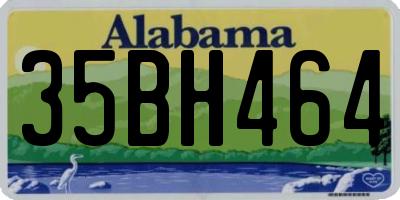 AL license plate 35BH464