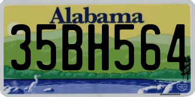 AL license plate 35BH564