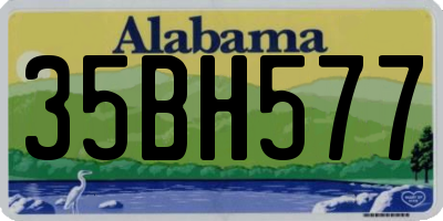 AL license plate 35BH577