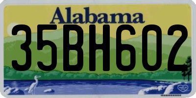 AL license plate 35BH602