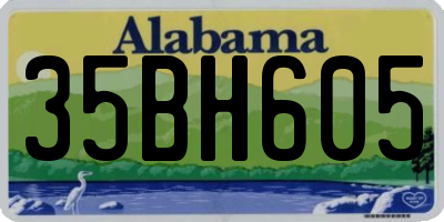 AL license plate 35BH605