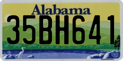 AL license plate 35BH641