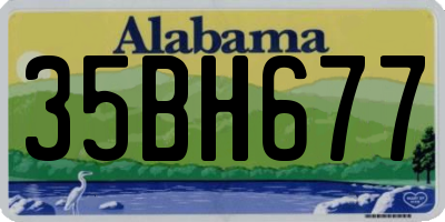 AL license plate 35BH677