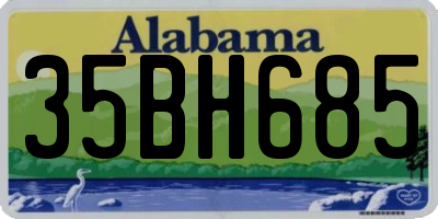 AL license plate 35BH685