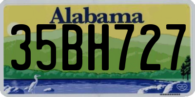 AL license plate 35BH727