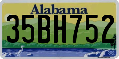 AL license plate 35BH752