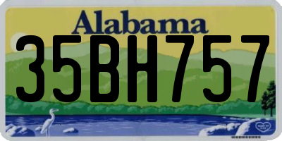 AL license plate 35BH757