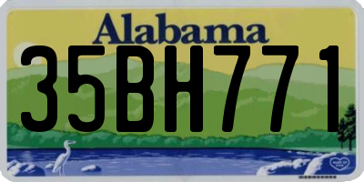 AL license plate 35BH771