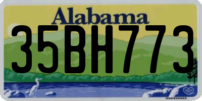 AL license plate 35BH773