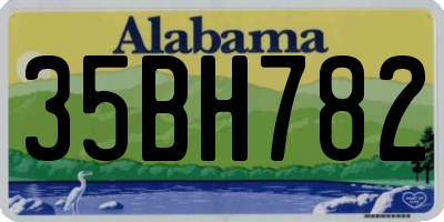 AL license plate 35BH782