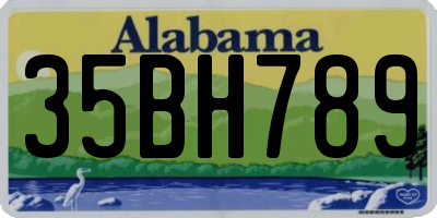 AL license plate 35BH789