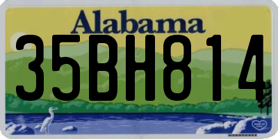 AL license plate 35BH814
