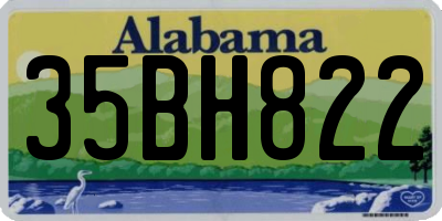 AL license plate 35BH822