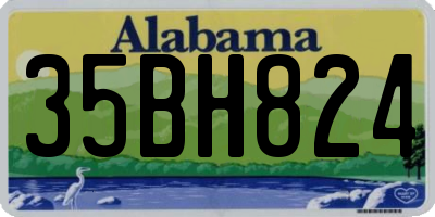 AL license plate 35BH824