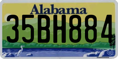 AL license plate 35BH884