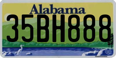 AL license plate 35BH888