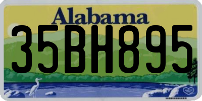 AL license plate 35BH895