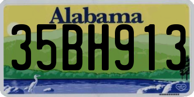 AL license plate 35BH913