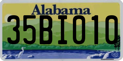 AL license plate 35BI010