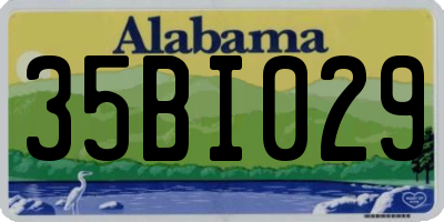 AL license plate 35BI029