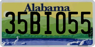 AL license plate 35BI055