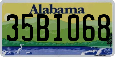 AL license plate 35BI068