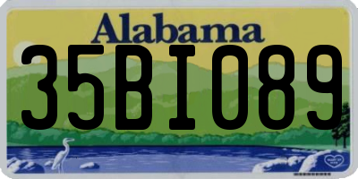 AL license plate 35BI089