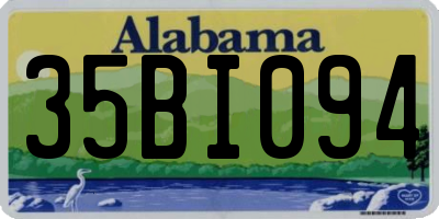 AL license plate 35BI094