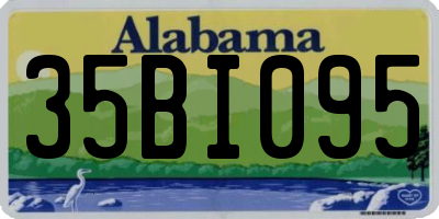 AL license plate 35BI095