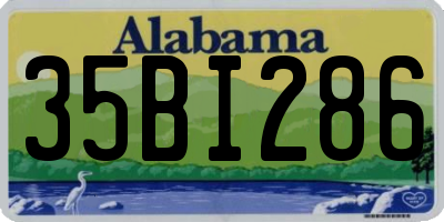 AL license plate 35BI286