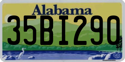 AL license plate 35BI290