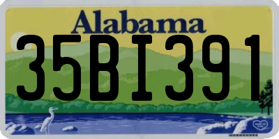 AL license plate 35BI391