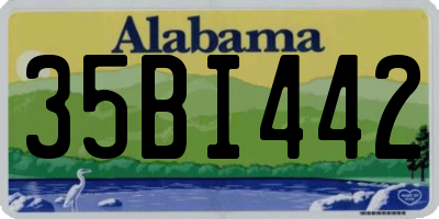 AL license plate 35BI442
