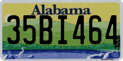 AL license plate 35BI464